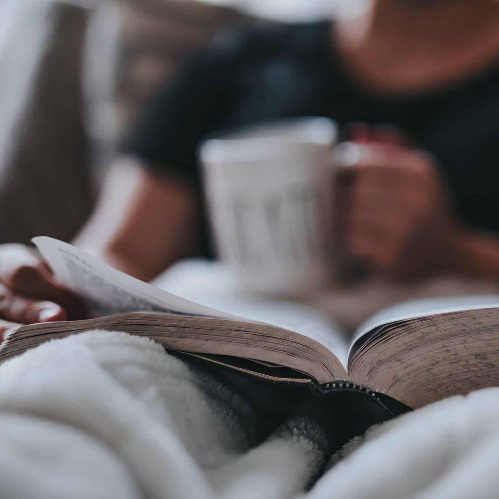 Woman Self-Care with Book